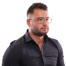 Gray Men Glasses Frame Bally