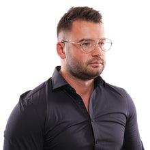 Bally Rose Gold Men Glasses Frame