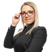 Red Women Glasses Frame Emilio Pucci