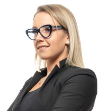 Blue Women Glasses Frame Emilio Pucci