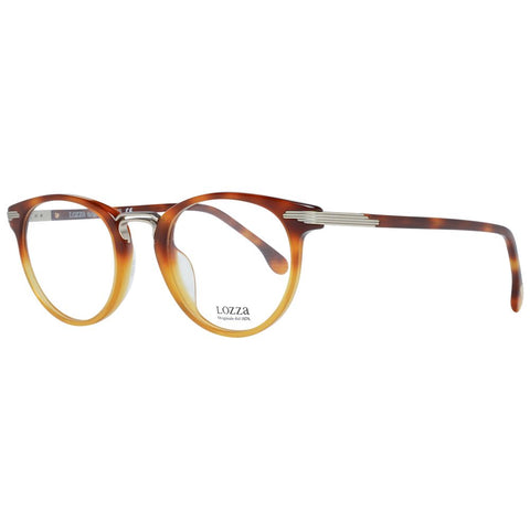 Brown Unisex Glasses Frame Lozza