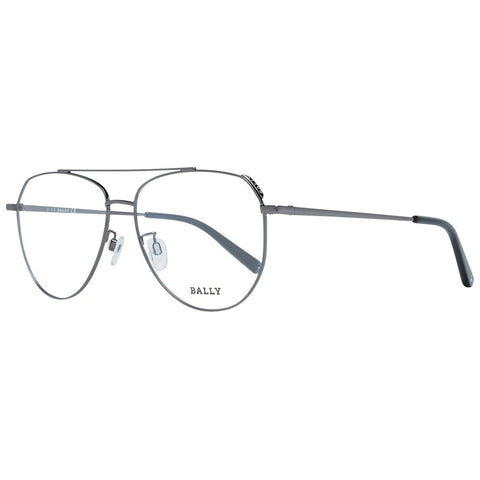Gray Unisex Glasses Frame Bally