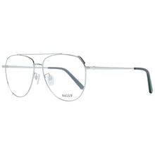 Silver Unisex Glasses Frame Bally