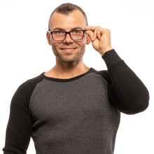 Black Men Glasses Frame Bally