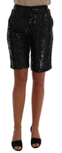 Black Sequined Fashion Shorts Dolce & Gabbana