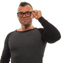 Black Men Glasses Frame Ermenegildo Zegna