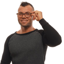 Brown Men Glasses Frame Ermenegildo Zegna