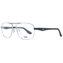 Silver Men Glasses Frame BMW