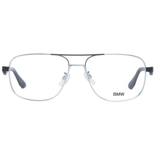 Silver Men Glasses Frame BMW