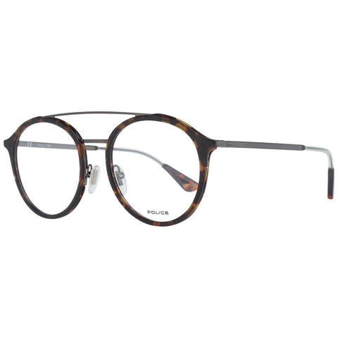 Brown Men Glasses Frame Police