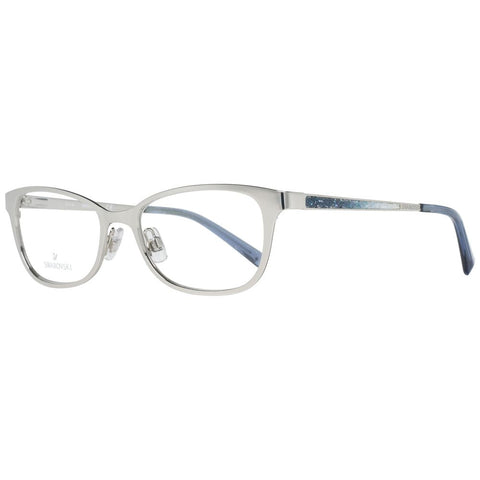 Silver Women Glasses Frame Swarovski