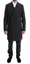 Gray Wool Stretch 3 Piece Two Button Suit Dolce & Gabbana