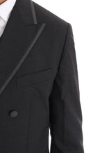 Gray Wool Stretch 3 Piece Two Button Suit Dolce & Gabbana