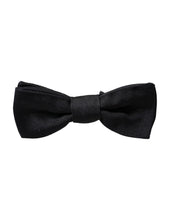 Dolce & Gabbana Black Silk Adjustable Neck Men Bow Tie