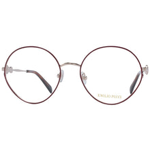 Red Women Glasses Frame Emilio Pucci