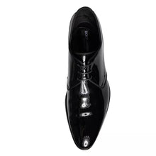Dolce & Gabbana Black Calfskin Leather Derby Men Dress Shoes