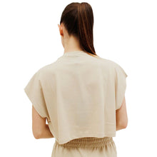 Comme Des Fuckdown Beige Cotton Women T-Shirt