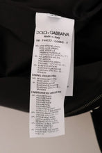 Black Crystal Floral Pencil Skirt Dolce & Gabbana
