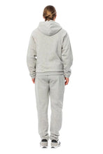 Gray Cotton Hooded Sweatsuit Billionaire Italian Couture