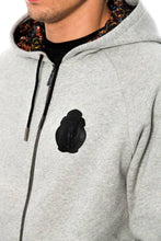 Gray Cotton Hooded Sweatsuit Billionaire Italian Couture