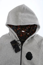 Gray Cotton Hooded Sweatsuit Billionaire Italian Couture