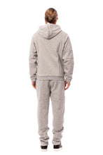 Gray Cotton Hooded Sweatsuit Billionaire Italian Couture