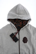 Gray Cotton Hooded Sweatsuit Billionaire Italian Couture