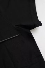 Black Cotton Logo Crew Neck Short Sleeves T-shirt Balenciaga