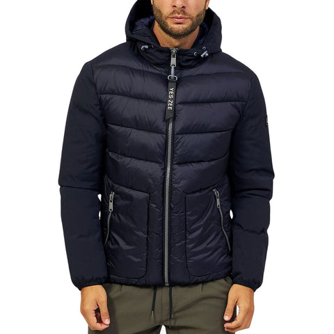 Yes Zee Blue Nylon Men Jacket