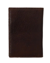 Brown Leather Bifold Wallet Billionaire Italian Couture