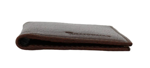 Brown Leather Bifold Wallet Billionaire Italian Couture