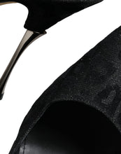 Dolce & Gabbana Black Leopard Lurex High Heels Pumps Shoes