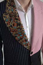 Dolce & Gabbana Multicolor Patchwork Single Breasted Blazer