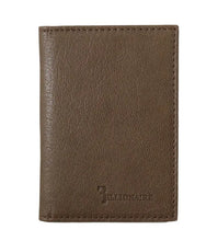 Brown Leather Bifold Wallet Billionaire Italian Couture