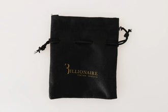 Black Leather Cardholder Wallet Billionaire Italian Couture