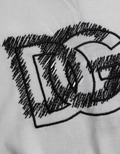 Dolce & Gabbana White Logo Round Neck Short Sleeves T-shirt