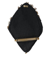 Dolce & Gabbana Gold Tone Brass Sacred Heart Crystal Embellished Brooch