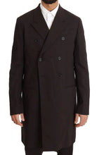 Bordeaux Wool Stretch Long 3 Piece Suit Dolce & Gabbana