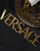 Black Medusa Print Cotton HoodiePullover Sweatshirt Sweater Versace