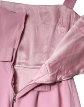 Dolce & Gabbana Pink A-line Flare Viscose Sleeveless Dress