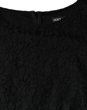 Dolce & Gabbana Black Floral Lace Sheath Sleeveless Mini Dress