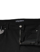 Dolce & Gabbana Black Cotton Stretch Skinny Denim Jeans
