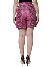 Dolce & Gabbana Pink Leather High Waist Hot Pants Shorts