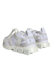 Dolce & Gabbana White Mesh Sorrento Trekking Sneakers Shoes