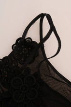 Black Silk Lace Chemise Dress Dolce & Gabbana