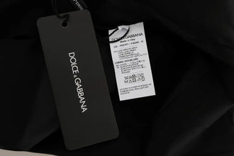 Gray Polka Dotted Sheath Wool Dress Dolce & Gabbana