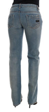 Blue Wash Cotton Classic Jeans Costume National