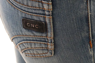 Blue Wash Cotton Classic Jeans Costume National