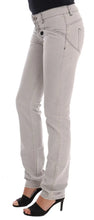 Gray Wash Cotton Slim Jeans Costume National