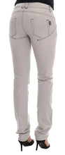 Gray Wash Cotton Slim Jeans Costume National